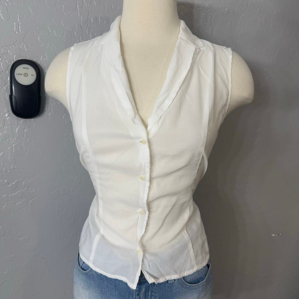 Reformation Kady Top, White, 4